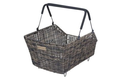 Basil Gepäckträgerkorb Cento Rattan Look Gepäckträgerkorb 22 Liter - braun