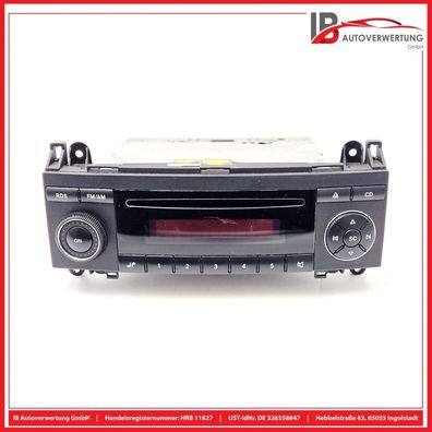 CD-Radio Autoradio A1698200486 Mercedes B-KLASSE W245 B180 CDI BECKER