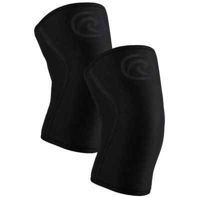 Rehband Power Max Kniebandage 7 mm Neopren Carbon Schwarz Paar XXL