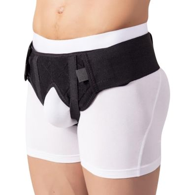 BeFit24 Leistenbruchgértel Herren mit 2 Silikoneinlagen links rechts