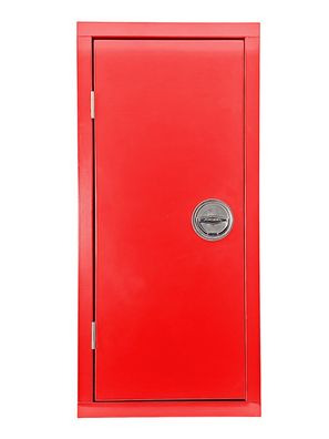 Jockel Stahlblechschutzschrank Feuerlöscher, Schrank für 6kg UP Unterputz, rot