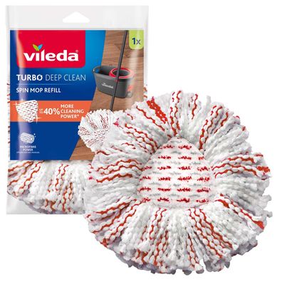 Vileda Turbo Microfaser Ersatzpad für 3in1 Microfaser Ersatzlappen 3in1 40