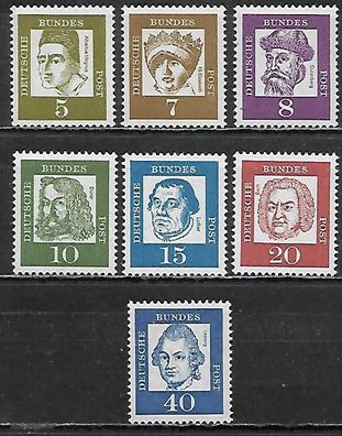 BRD postfrisch Michel-Nummer 347-352,355x