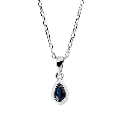 Luna Creation - 4N898W8-1 - Collier - Damen - 750WG - mit Saphir - 42 + 3cm