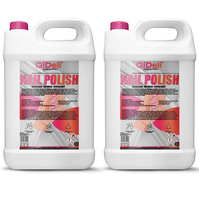 Nagellackentferner 10L Soak-Off Gel Remover UV-Lack Löser Aceton Salon GiDeli