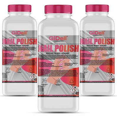 Nagellackentferner 3L Soak-Off Gel Remover UV-Lack Löser Aceton Salon GiDeli