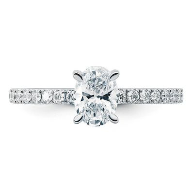 Luna Creation - 707.7154 - Ring - Damen - 585WG - mit Diamanten - Weite 54