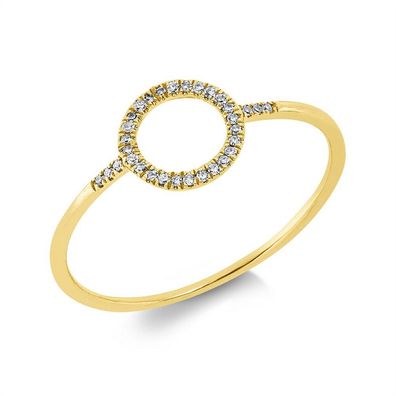 Luna Creation - 1IV26G854-1 - Ring - Damen - 750GG - mit Diamanten - Weite 54