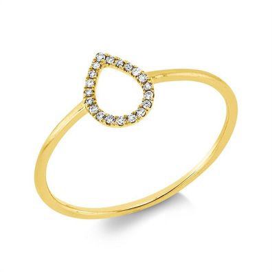 Luna Creation - 1IV25G854-1 - Ring - Damen - 750GG - mit Diamanten - Weite 54