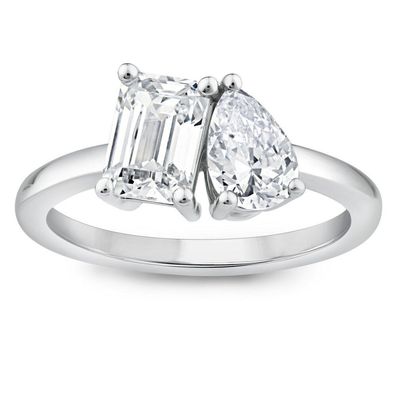 Luna Creation - 716.0354 - Ring - Damen - 585WG - mit Diamanten - Weite 54