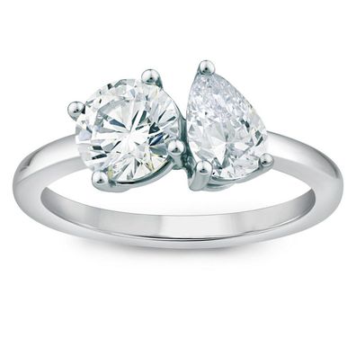 Luna Creation - 716.2155 - Ring - Damen - 585WG - mit Diamanten - Weite 55