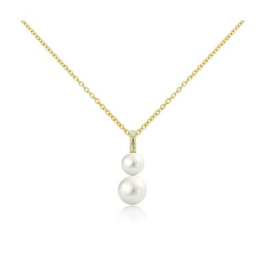 Luna Creation - 204.1495 - Anhänger - Damen - 585GG - mit SW-Zuchtperle