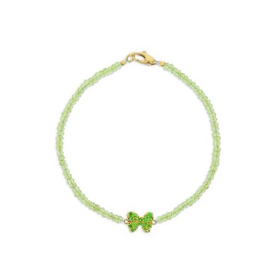 Luna Creation - 102.0047 - Armband - Damen - 750GG - mit Tsavorit und Peridot