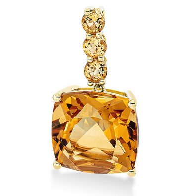Luna Creation - 3G343G8-3 - Anhänger - Damen - 750GG - mit Citrine - 2,11cm