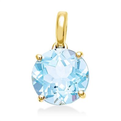 Luna Creation - 3G272G8-3 - Anhänger - Damen - 750GG - mit Topas - 1,5cm