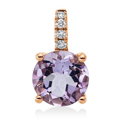 Luna Creation - 3I667R8-1 - Anhänger - Damen - 750RG - mit Diamanten und Amethyst