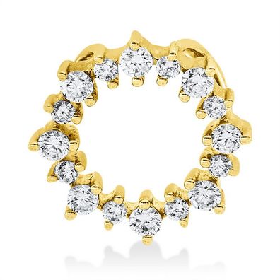 Luna Creation - 3I315G4-2 - Anhänger - Damen - 585GG - mit Brillanten