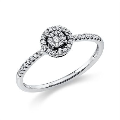 Luna Creation - 1Q217W456-2 - Ring - Damen - 585WG - mit Brillanten - Weite 56
