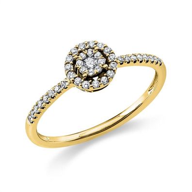 Luna Creation - 1Q217G453-3 - Ring - Damen - 585GG - mit Brillanten - Weite 53