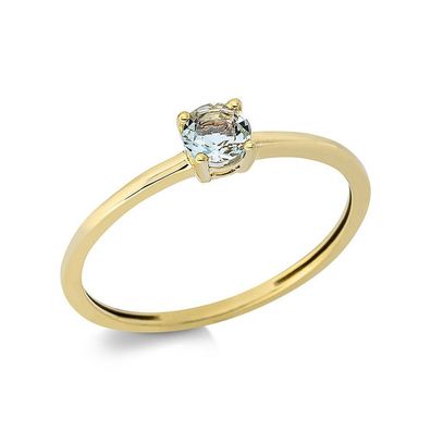Luna Creation - 1DD21G854-2 - Ring - Damen - 750GG - mit Amethyst - Weite 54