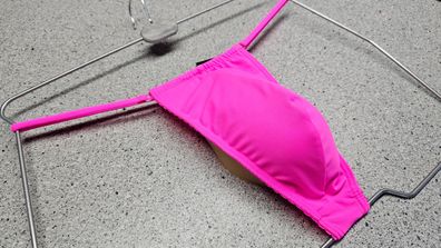 Herren String minimalistisch extrem elastisch Lycra NEON grün / gelb / pink / orange