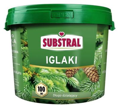 Substral Koniferen Langzeitdünger Bis 100 Tage Feingranulat Dünger Für Thuja 5kg