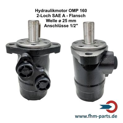 Hydraulikmotor Ölmotor Orbitalmotor OMP 160 ccm M+S MP160CD25