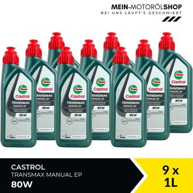 Castrol Transmax Manual EP 80W 9x1 Liter