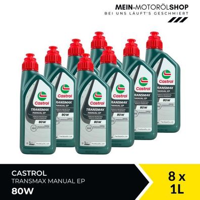Castrol Transmax Manual EP 80W 8x1 Liter