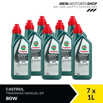 Castrol Transmax Manual EP 80W 7x1 Liter