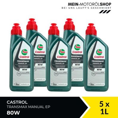 Castrol Transmax Manual EP 80W 5x1 Liter