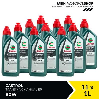 Castrol Transmax Manual EP 80W 11x1 Liter