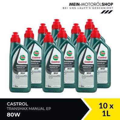 Castrol Transmax Manual EP 80W 10x1 Liter