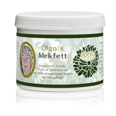 Abeko Olga´s Melkfett 500 ml mit Ringelblume, Kamille, Arnika und Lanoli