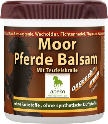 Abeko Moor Pferde Balsam mit Teufelskralle hochdosiert, wärmend