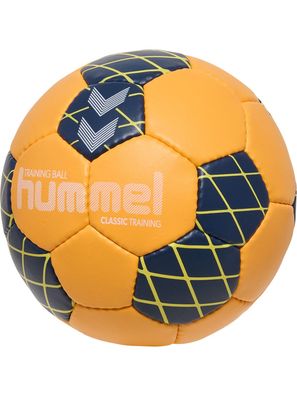 HUMMEL Classic Training Handball Orange/Marine/Gelb Größe 2