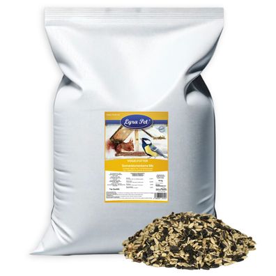 10 - 25 kg Lyra Pet® Sonnenblumenkerne Mix - Wählen Sie Ihr Wunschpaket: