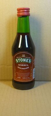 200ml Stones Sorrel Green Ginger Wine aus London, Grossbritannien 14,5% Alk