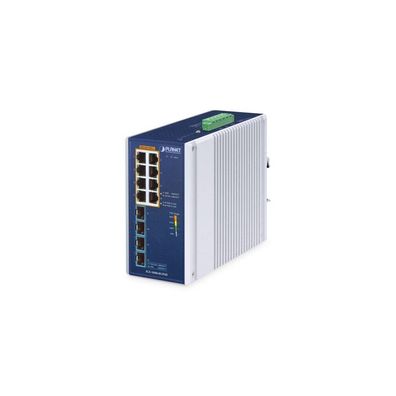 Planet Industrial 8-Port PoE+ Switch IGS-1000-8UP4X
