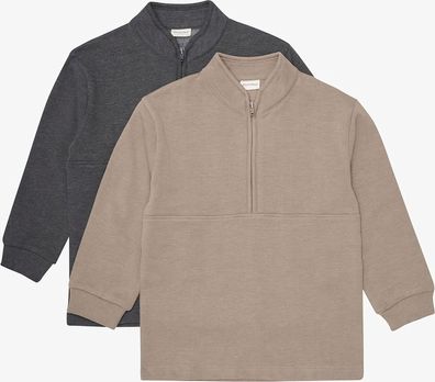 Minymo Kinder Sweatshirt mit Zipper (2-Pack) 6616