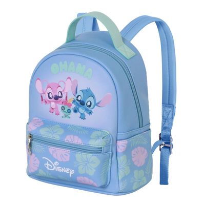 Disney Lilo and Stitch Kinder Freizeitrucksack mit Frontfach und Seitenfächern