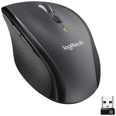 Logitech 7 Tasten Maus M705, Marathon, Wireless, grau