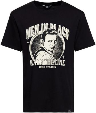 King Kerosin Classic T-Shirt Fp "Man In Black" KKI41051