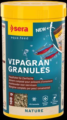 Sera Vipagran Granules Nature 250ml - Granulat Hauptfutter für Zierfische
