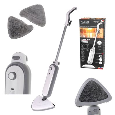 Adler AD 7057 Dampfwischer 1300W - Bodenreiniger mit 380ml Tank