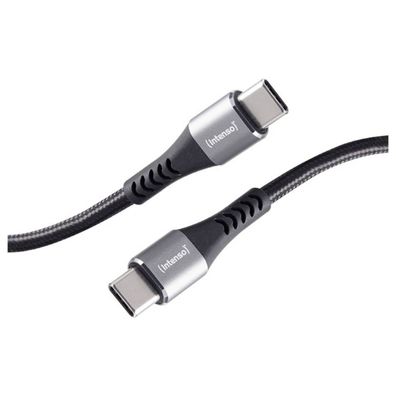 Intenso USB-C zu USB-C Kabel 60 W Power Delivery Schnellladekabel 1,5 m
