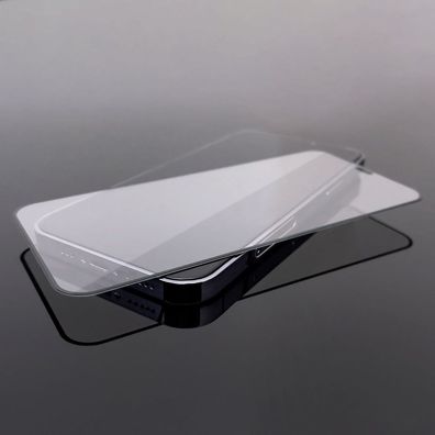 Wozinsky Set aus 2x Super Tough Full Glue Tempered Glass Vollbild mit Rahmenhülle