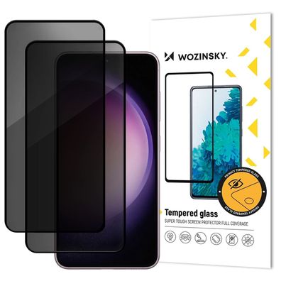 Wozinsky Privacy Glass gehärtetes Glas für Samsung Galaxy A57 (2 Stück) Displaysch