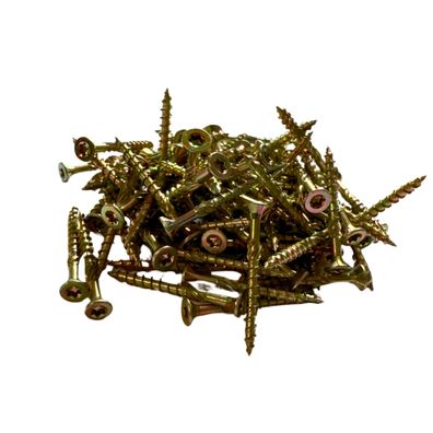 Holzbauschrauben mit Teilgewinde, Senkkopf, Fräsrippen 1kg