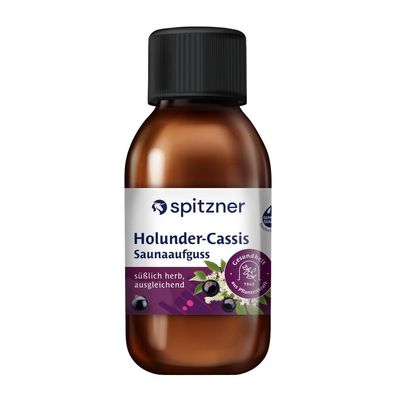 Saunaaufguss Wellness Holunder-Cassis 125 ml